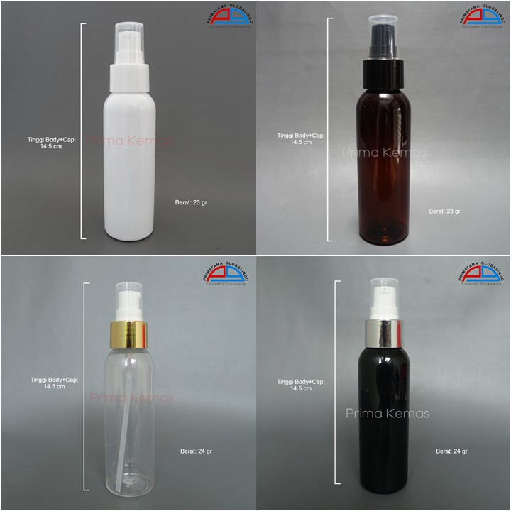 Botol Pump Treatment 100 ml kemasan skincare, kemasan bodycare, kemasan haircare 