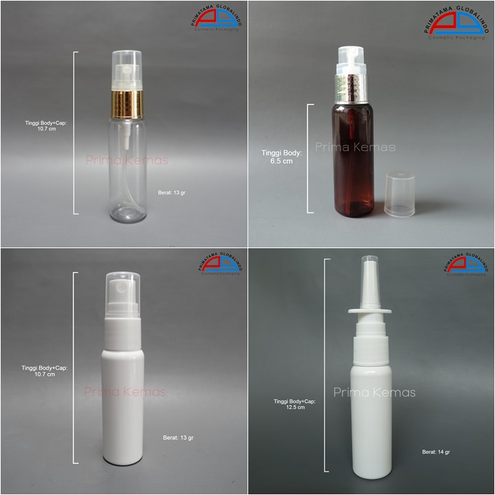 Botol Sprayer 27  ml kemasan skincare, kemasan bodycare, kemasan haircare 