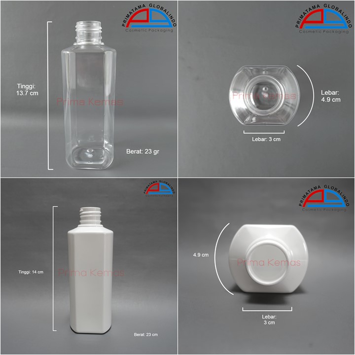 Botol PET SQ 200 ml