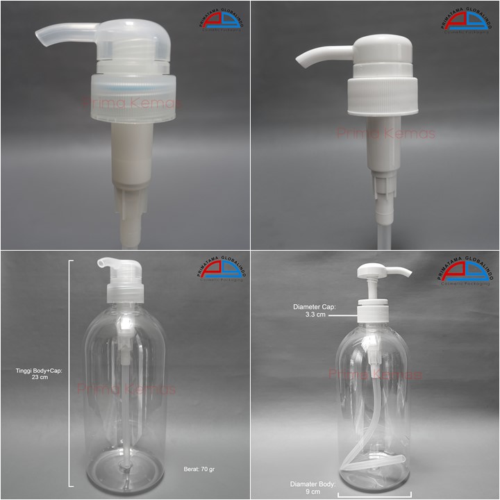 Botol PET R 1000 ml Pump Lotion