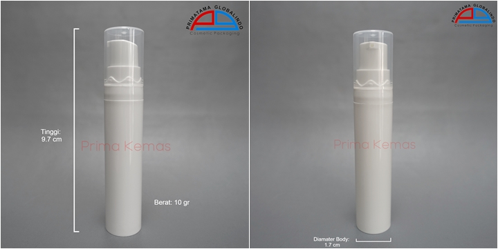 Airless Pump 10 ml kemasan skincare